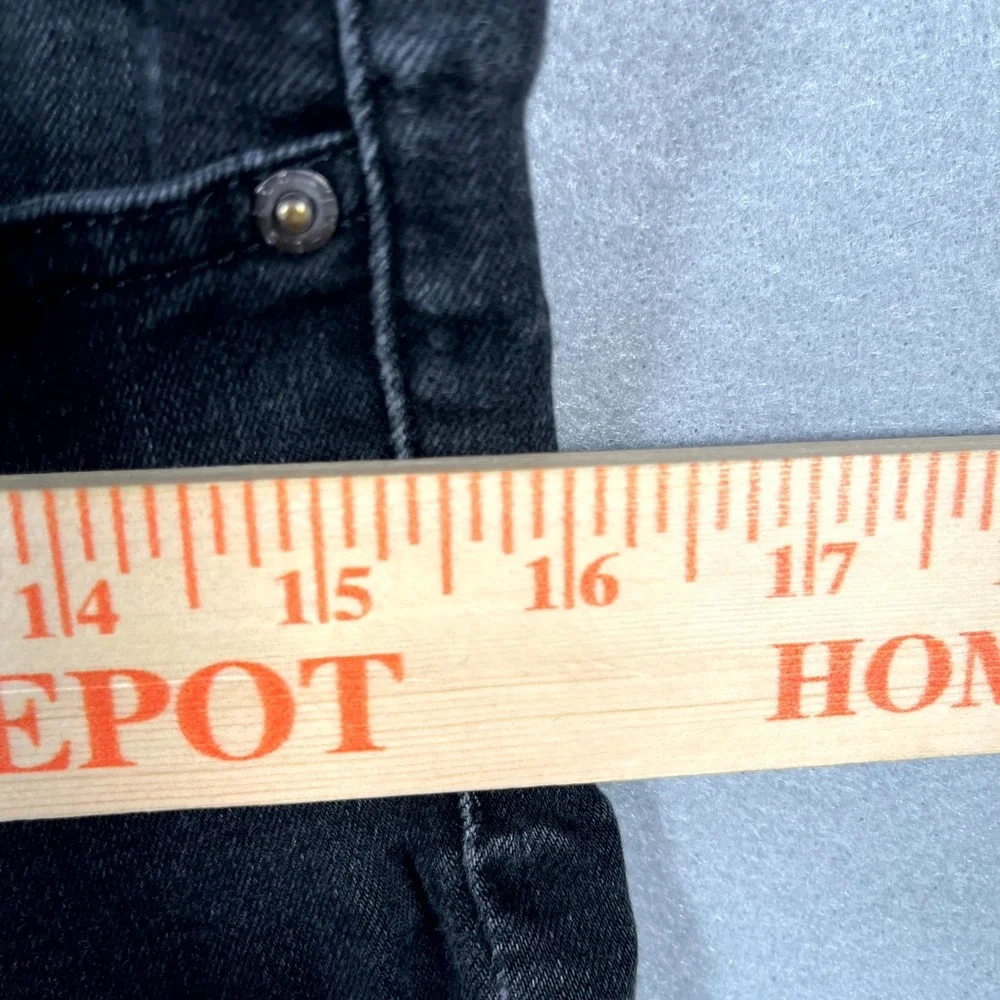 Levi's 721 Jeans Mens 31 Black‎ Denim Dark Wash 5 Pockets High Rise Skinny Leg